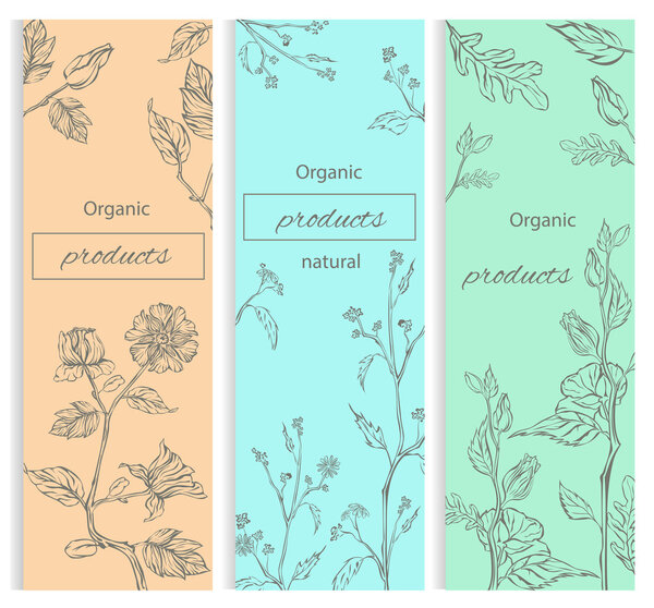 Цветочные, цветущие декоративные флаеры
