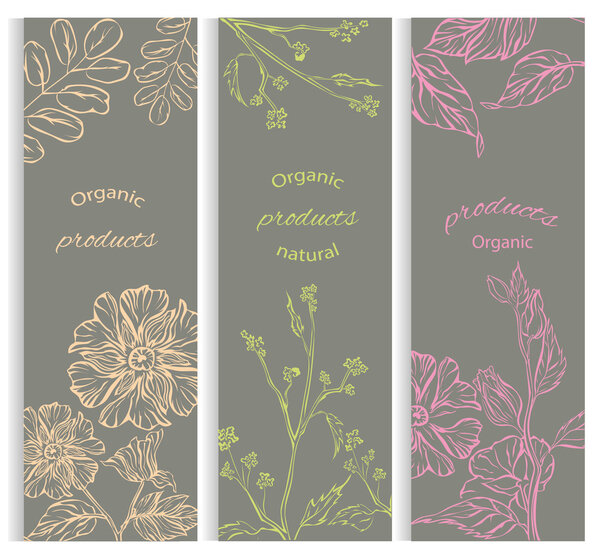 Набор цветочных, цветущих декоративных брошюр
