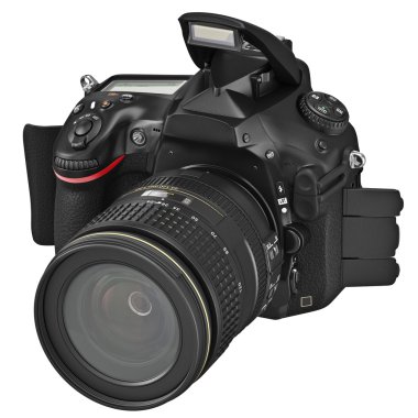 SLR fotoğraf makinesi, açık flash