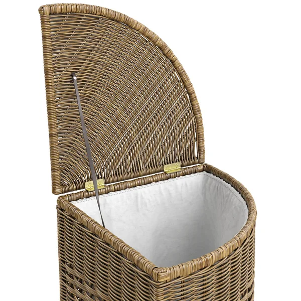 Closeup wicker basket — Stock Photo, Image