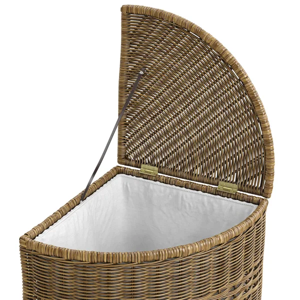 Closeup wicker basket — Stock Photo, Image