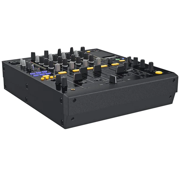 Zwarte dj mixer — Stockfoto