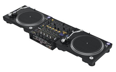 Profesyonel dj ekipmanları ayarla