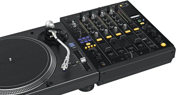 Dj mixer music equipment, close view — Stock Photo, Image