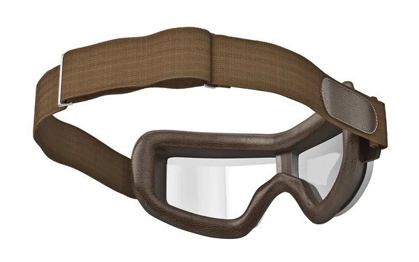 Leather glasses with strap, bottom view — Stock Photo, Image