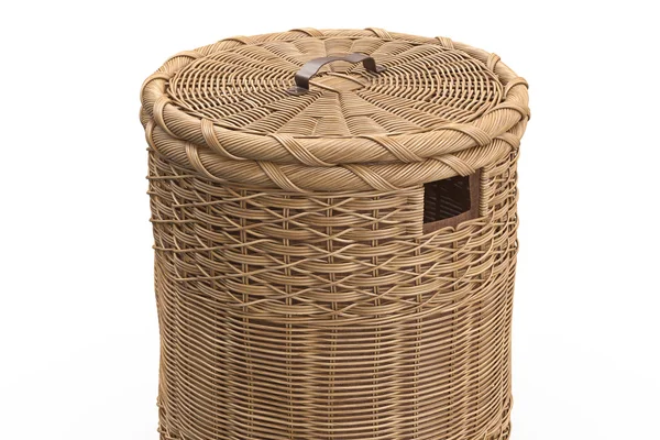 装飾的な空枝編み細工品バスケット — ストック写真