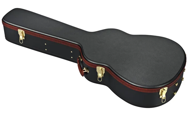 Skydd för guitar case utrustning, framifrån — Stockfoto