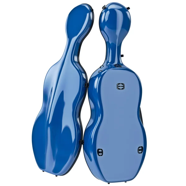 Viola cello case safety, open view — Stock Photo, Image