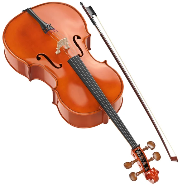经典的大提琴金属字符串 — 图库照片
