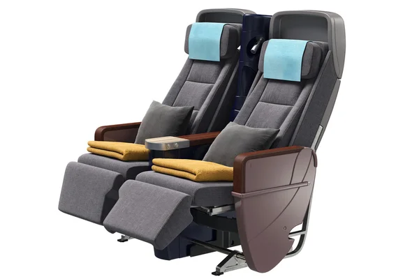 Samolot pasażerski krzesła — Zdjęcie stockowe