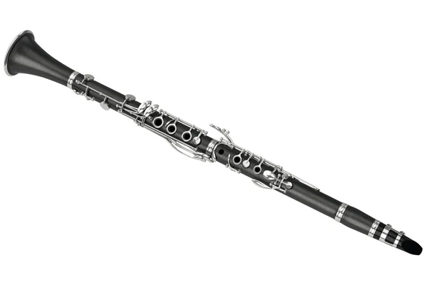 Clarinete equipamento musical — Fotografia de Stock