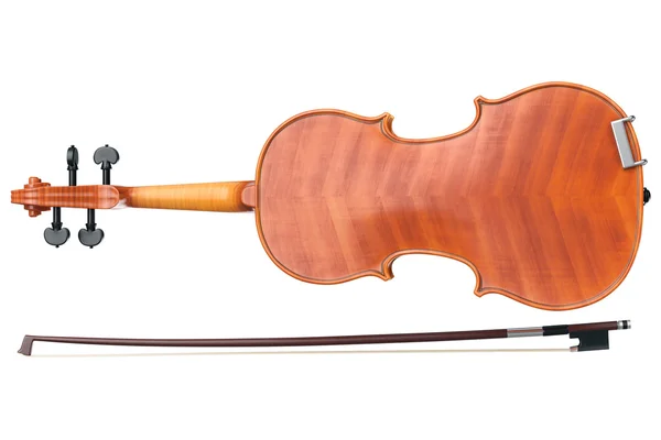 Instrumento de cuerda de violín, vista inferior — Foto de Stock