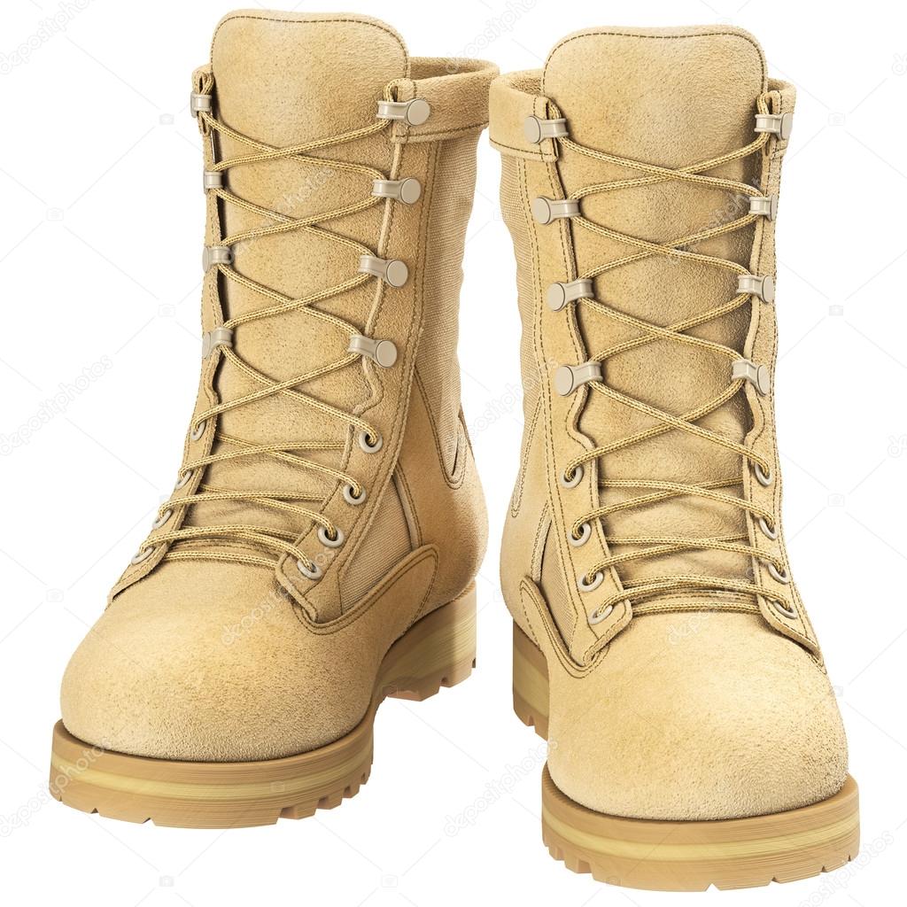 Military boots uniforms, front view — Stock Photo © ARTYuSTUDIO 117332502