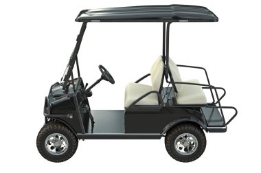 Golf araç, yan görünüm