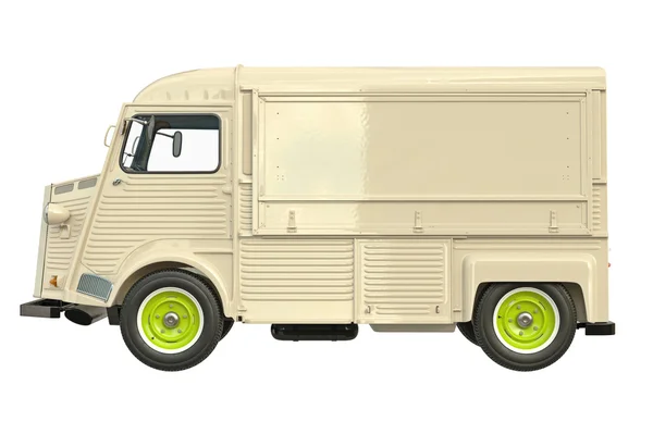 Yemek vagonu, yan görüş.