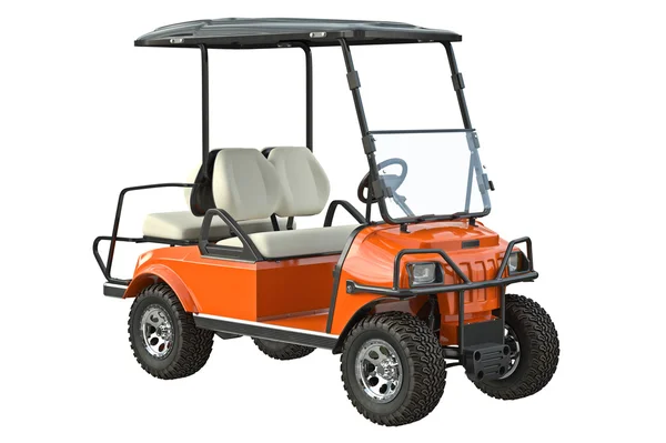 Golf auto arancione — Foto Stock