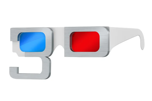 Dreidimensionale Brille — Stockfoto