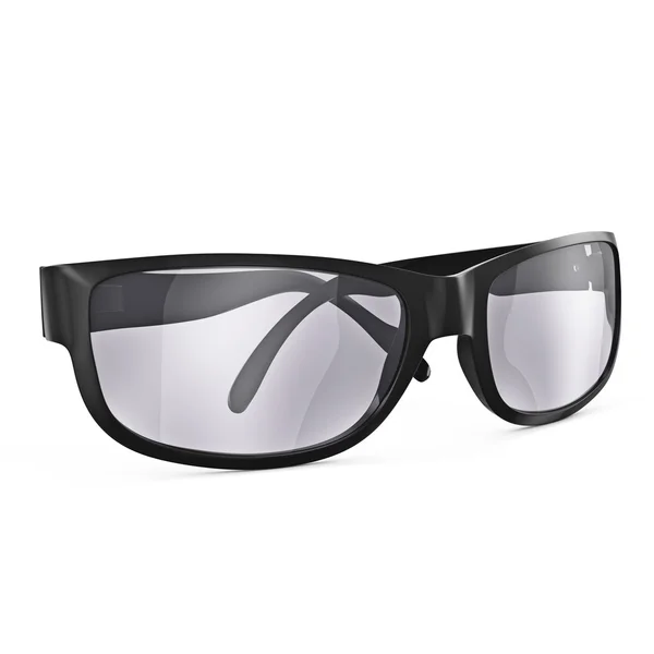 Schwarze gerahmte Brille — Stockfoto