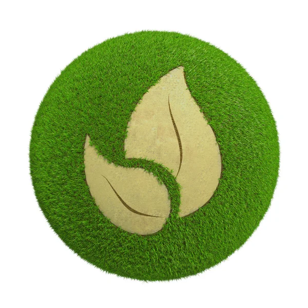 Leaf sphere — Stock Photo, Image