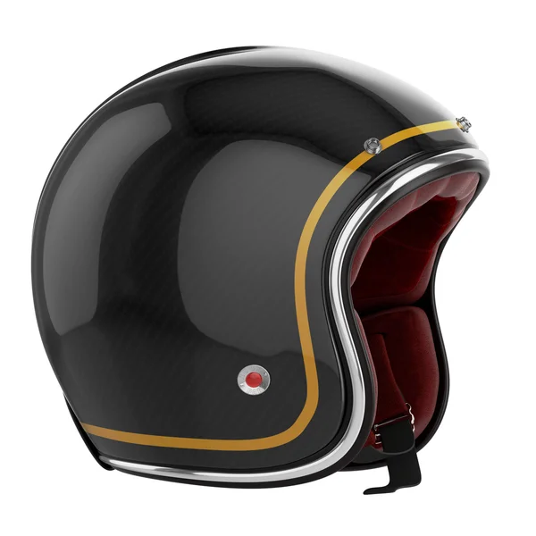 摩托车头盔碳纤维 — 图库照片
