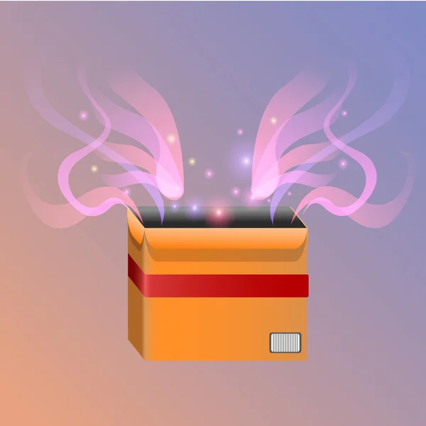 Caja mágica — Vector de stock
