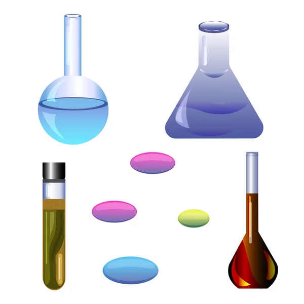 Définir les éléments chimiques — Image vectorielle