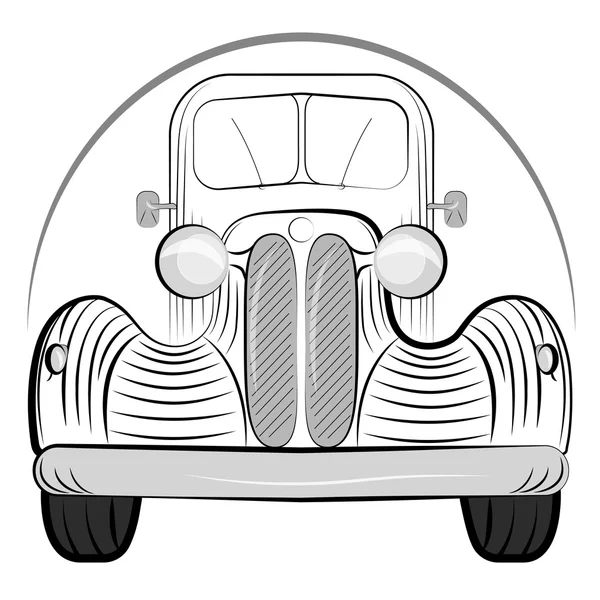 Retro Auto — Stock Vector