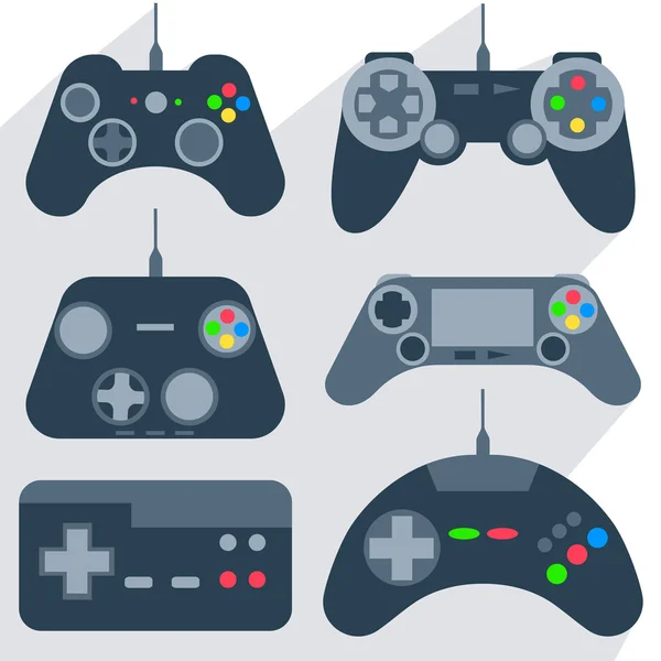 Set gamepad icons — Stockový vektor