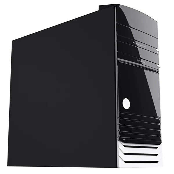Modern system unit as a part of whole PC. 3d graphic — 스톡 사진