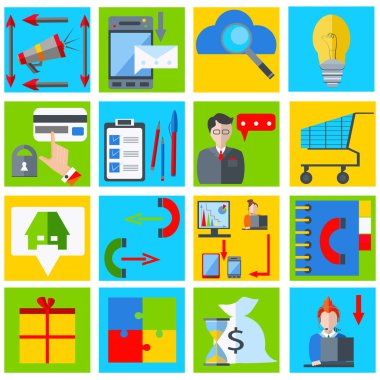 Set elements business businessman, gadgets, gramophone, money