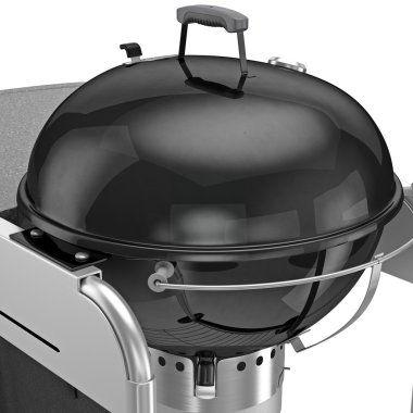 Barbecue charcoal, zoomed view