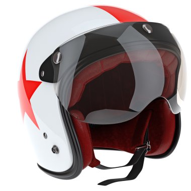 Cam koruma ile motosiklet kask