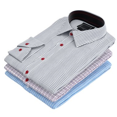 Klasik renkli erkek gömlek