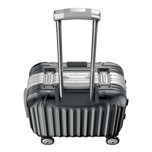 Luggage with handle, top view — Stock Photo, Image