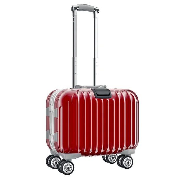 Rotes Reisegepäck — Stockfoto