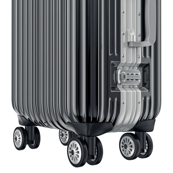 Luggage on wheels, zoomed view — Stock Photo, Image