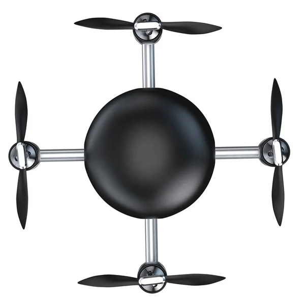 Flygande automatisk drone, ovanifrån — Stockfoto