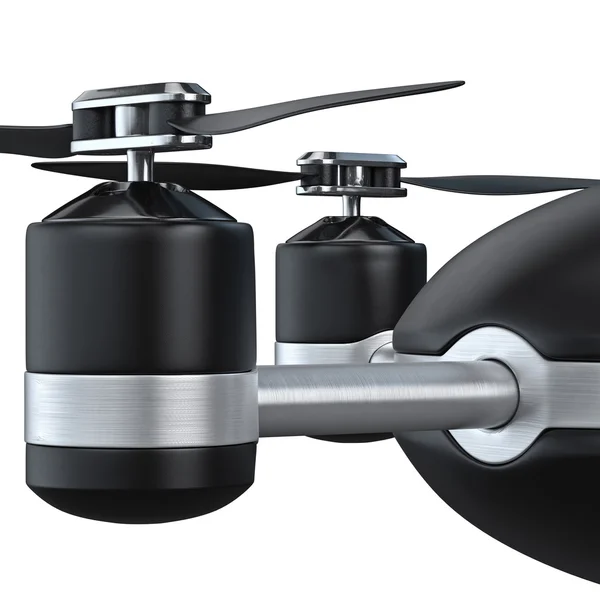 Fliegende automatische Drohne, Nahsicht — Stockfoto