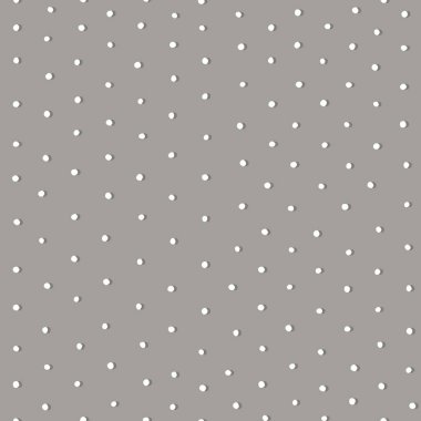 Düzenli satırlarda elle çizilmiş şekiller. Soyut modern trend vektör illüstrasyonu. Tek renkli dikişsiz polka noktaları koyu arkaplanda.