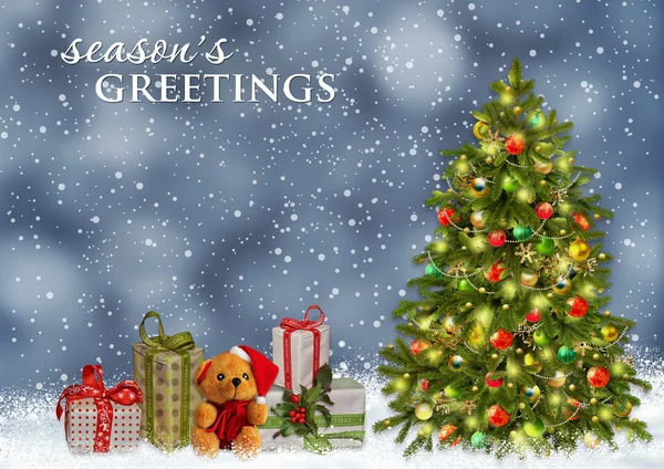 Christmas greeting card — Stock Photo, Image