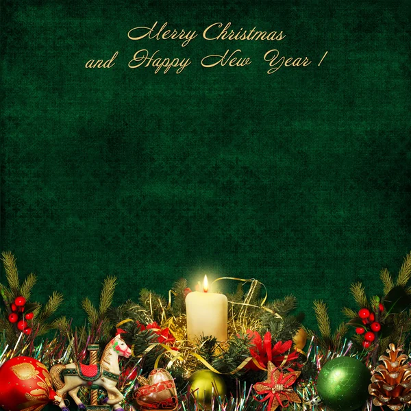 Christmas greeting background — Stock Photo, Image