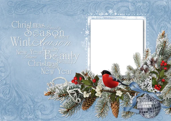 Christmas greeting card — Stock Photo, Image