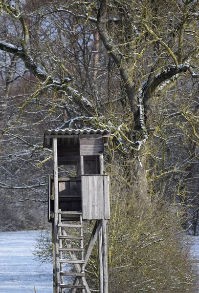 Stand Chasseur Sans Sécurité Accès — Photo