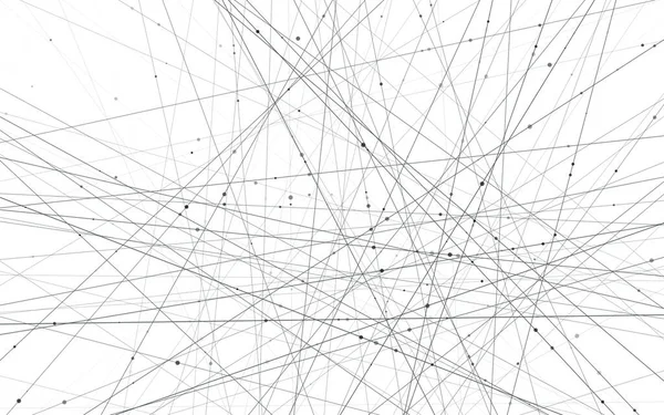 Нейронні Мережі Науковий Фон Штучний Інтелект Концепція Глибинного Навчання Лінії — стоковий вектор