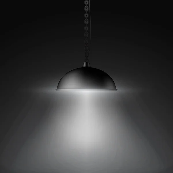 Isolerad Lampa Modernt Kontor Eller Heminredning Vektorillustration — Stock vektor