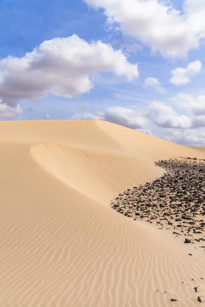 Sand desert in Viana Boavista, Cape Verde — Stock Photo, Image