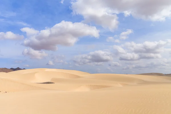 Sandwüste in viana boavista, kapverden — Stockfoto