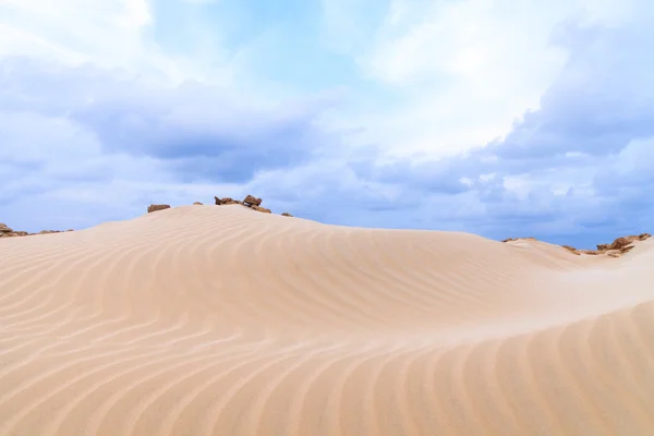 Sand desert in Viana Boavista, Cape Verde — Stock Photo, Image