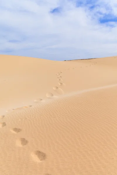 Zand woestijn in Viana Boavista, Cape Verde — Stockfoto