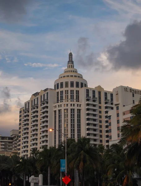 Miami Florida November 2012 Original Art Deco 1939 Moritz Hotel — Stock Photo, Image